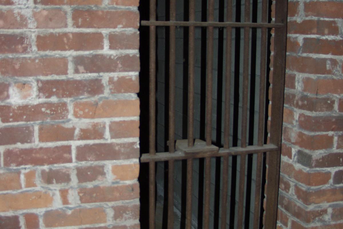 Original holding cell located in the 1835 Town Hall