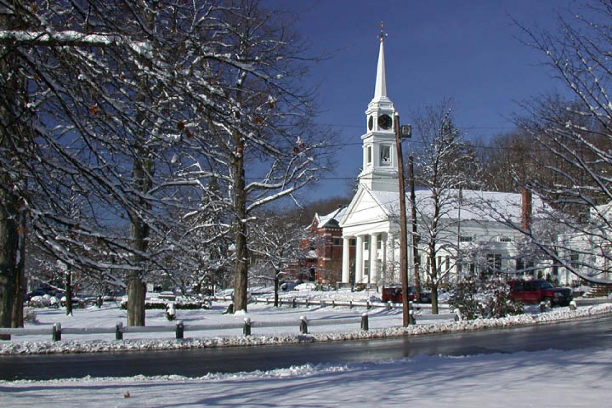 Photo of Town Common in Winter by Barbara Kimball