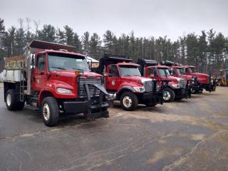 DPW plowing and salting trucks getting a well deserved cleaning!